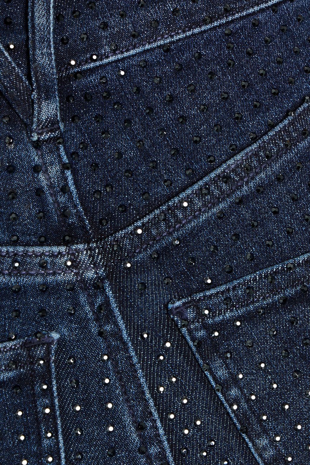 VERONICA BEARD Carson crystal-embellished high-rise flared jeans