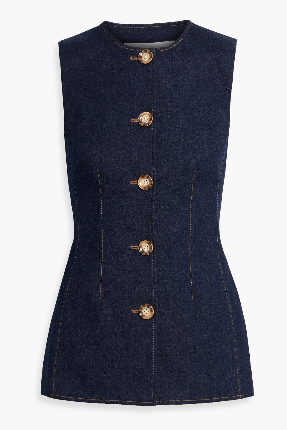 Veronica Beard Jessup Denim Vest In Blue