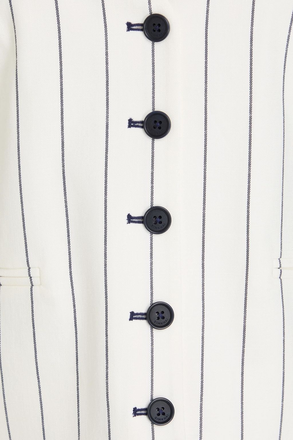 SIMKHAI Sabina striped woven vest