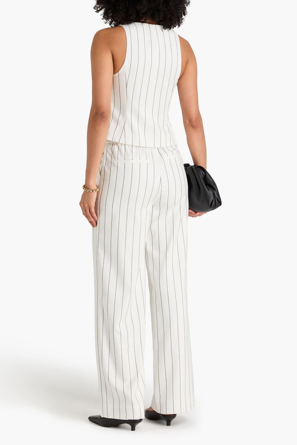 SIMKHAI Sabina striped woven vest