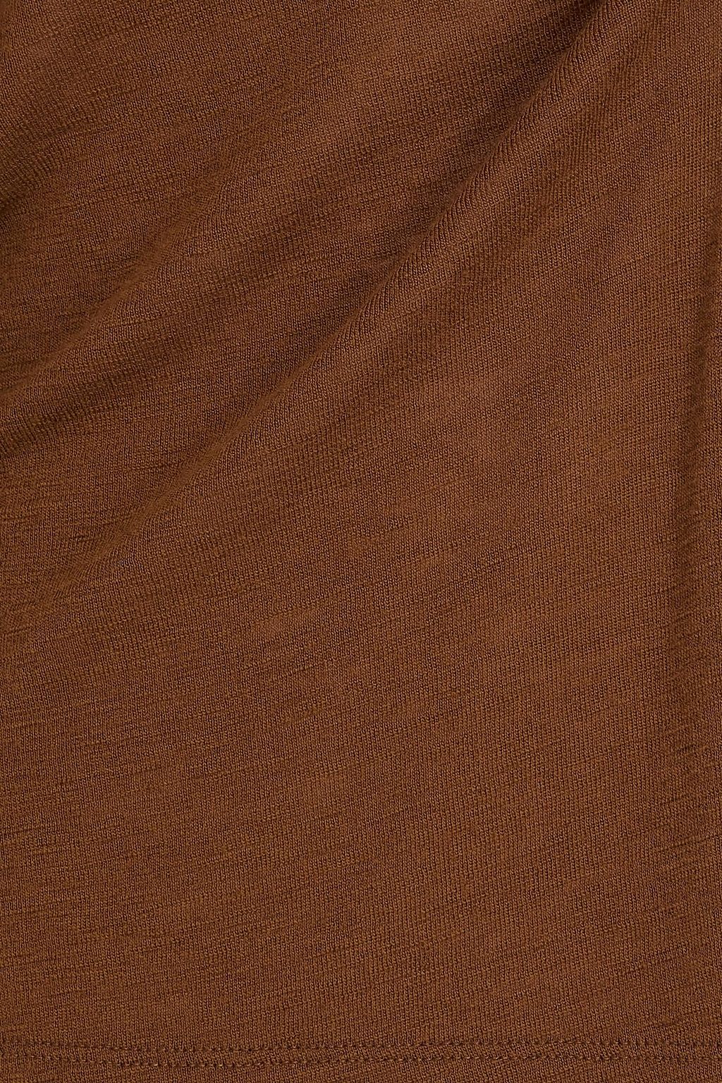 REJINA PYO 매듭 디테일 투톤 울 스웨터