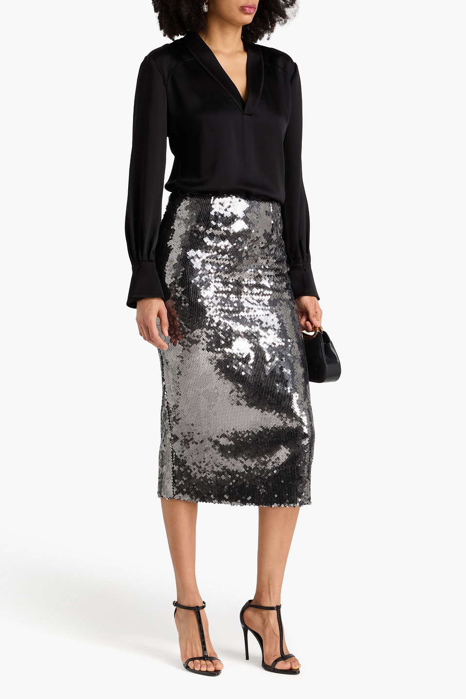  Simkhai - Satin-crepe Blouse - Black - Us 2 