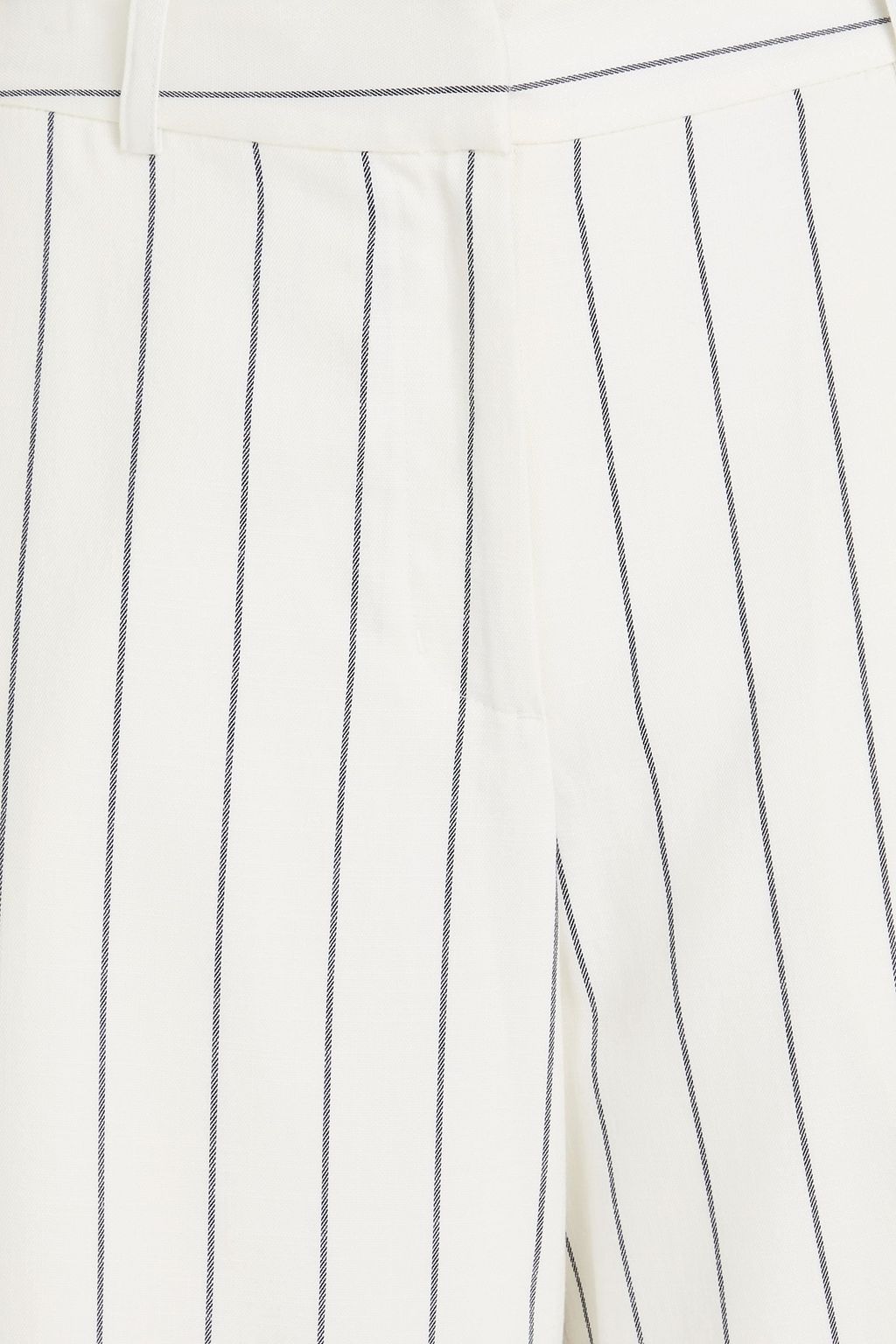 SIMKHAI 스트라이프 우븐 와이드 레그 팬츠