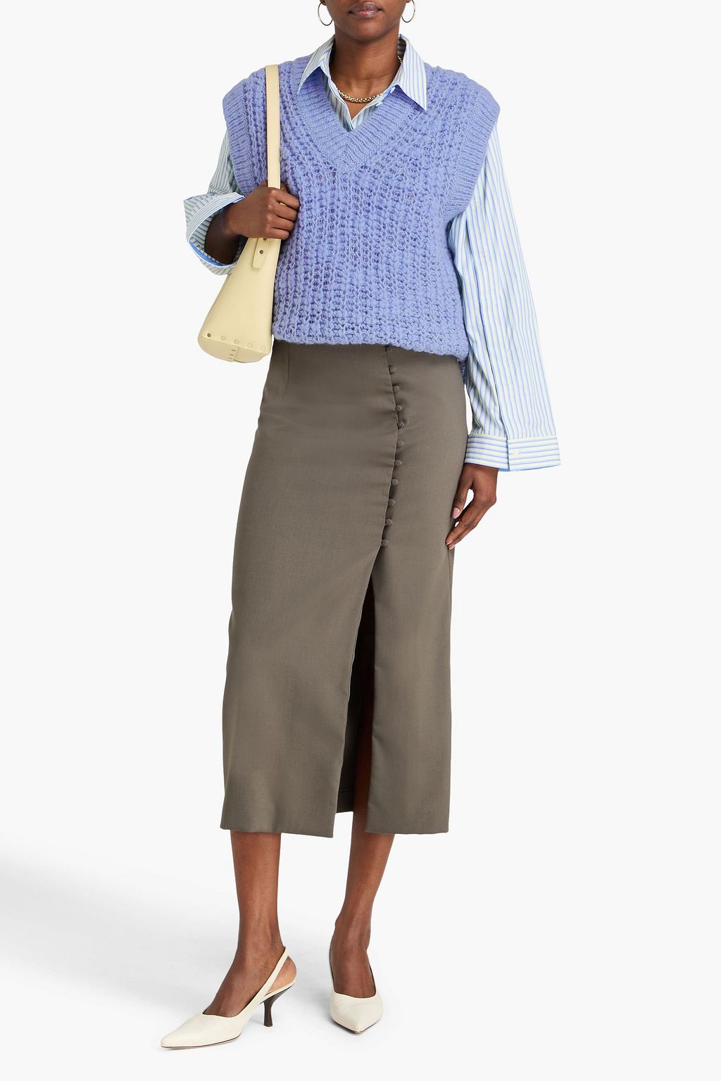 REJINA PYO Dan wool vest