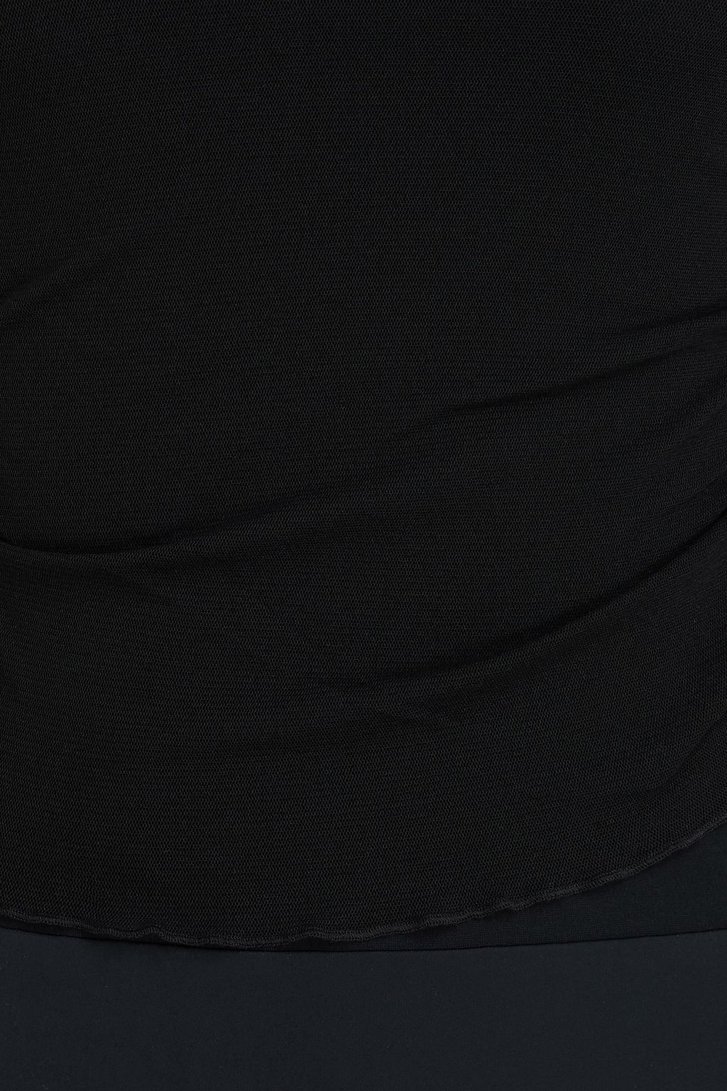 SIMKHAI メッシュ&ジャージー ボディスーツ レイヤード