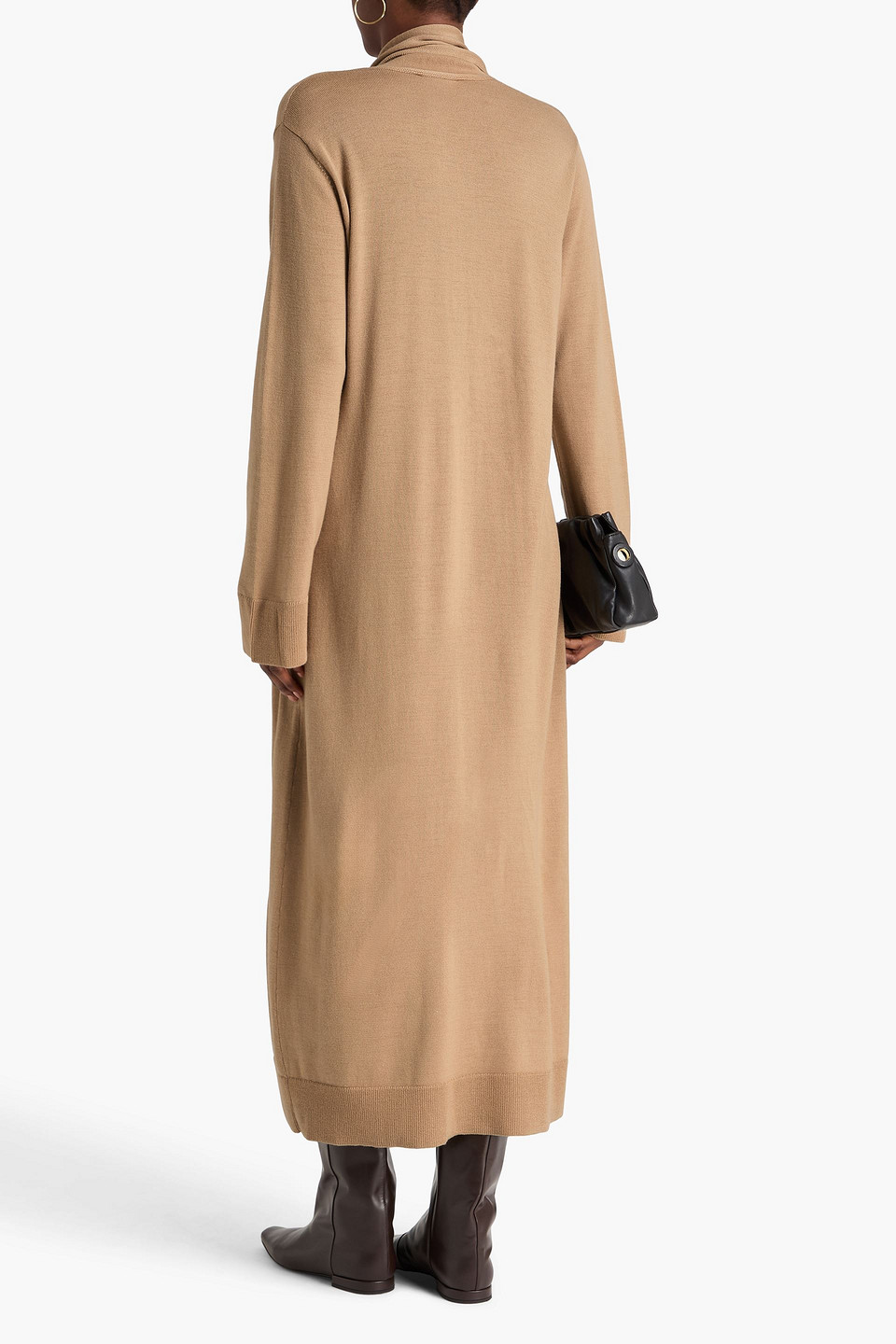 By Malene Birger - Midikleid „merrieta“ Aus Merinowolle - Neutral - Xs 