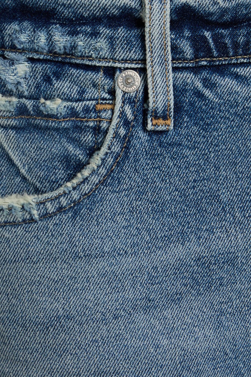 CITIZENS OF HUMANITY Charlotte faded high-rise straight-leg jeans