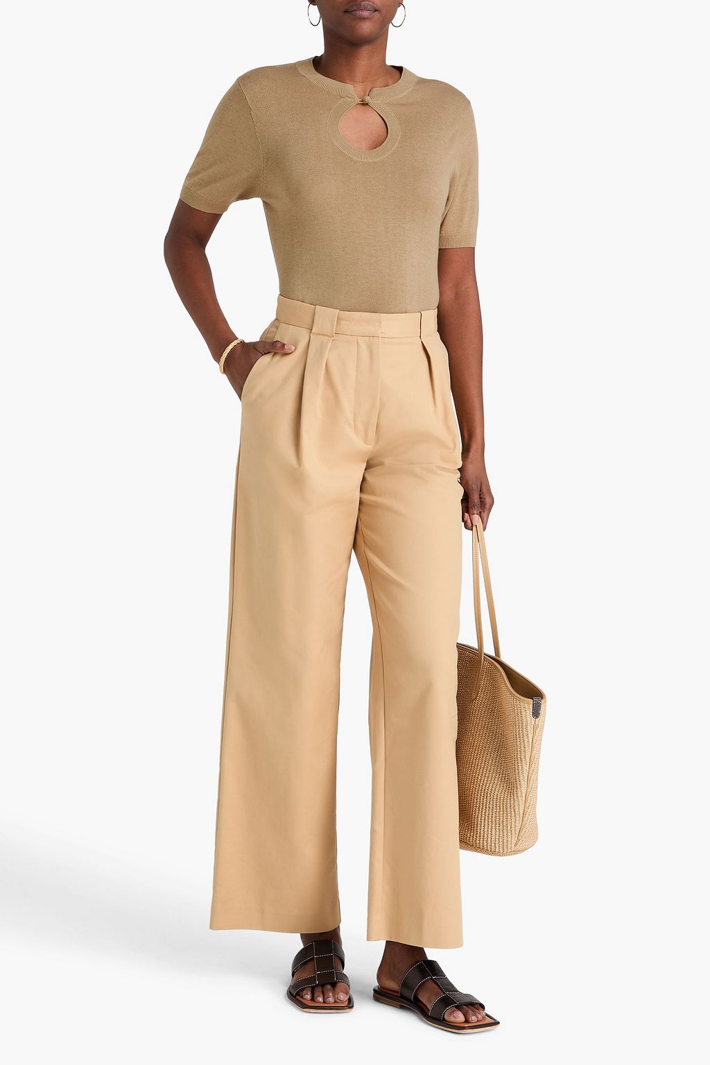 BY MALENE BIRGER بلوزة "تالا" من مزيج تنسل™