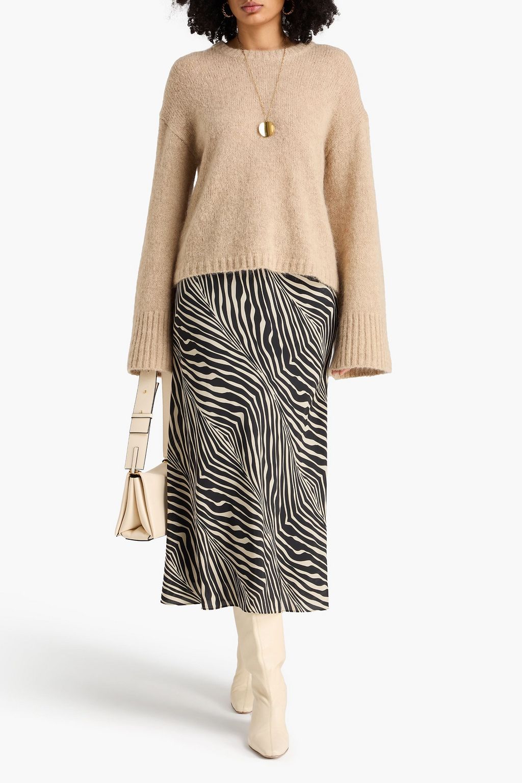 BY MALENE BIRGER Cierra brushed knitted sweater