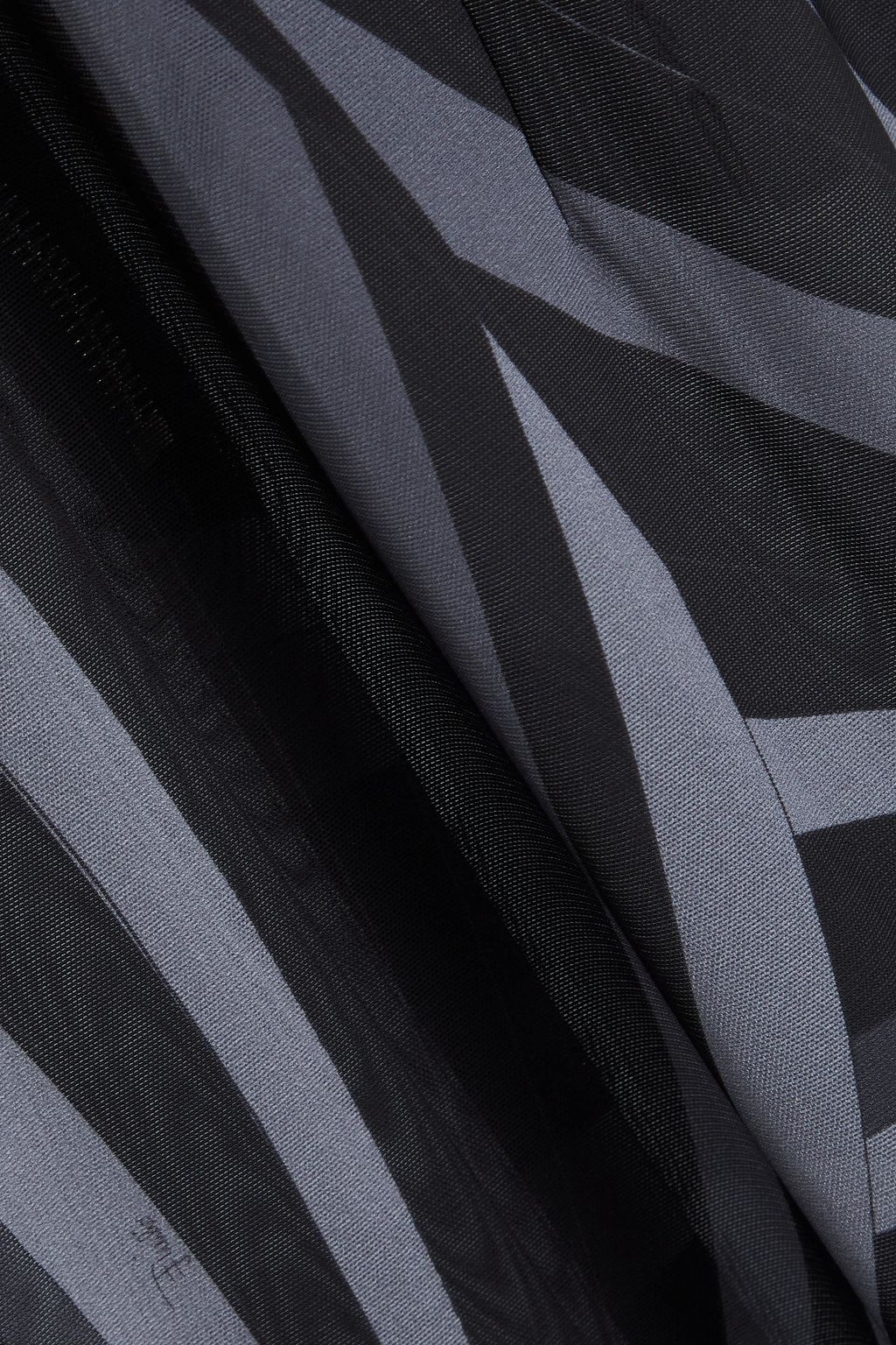 PUCCI Printed stretch-mesh maxi dress