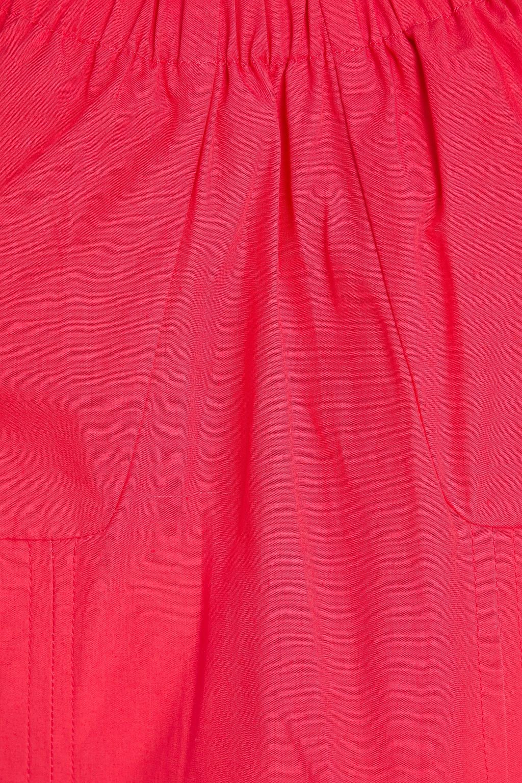 REJINA PYO Pleated cotton-poplin midi dress