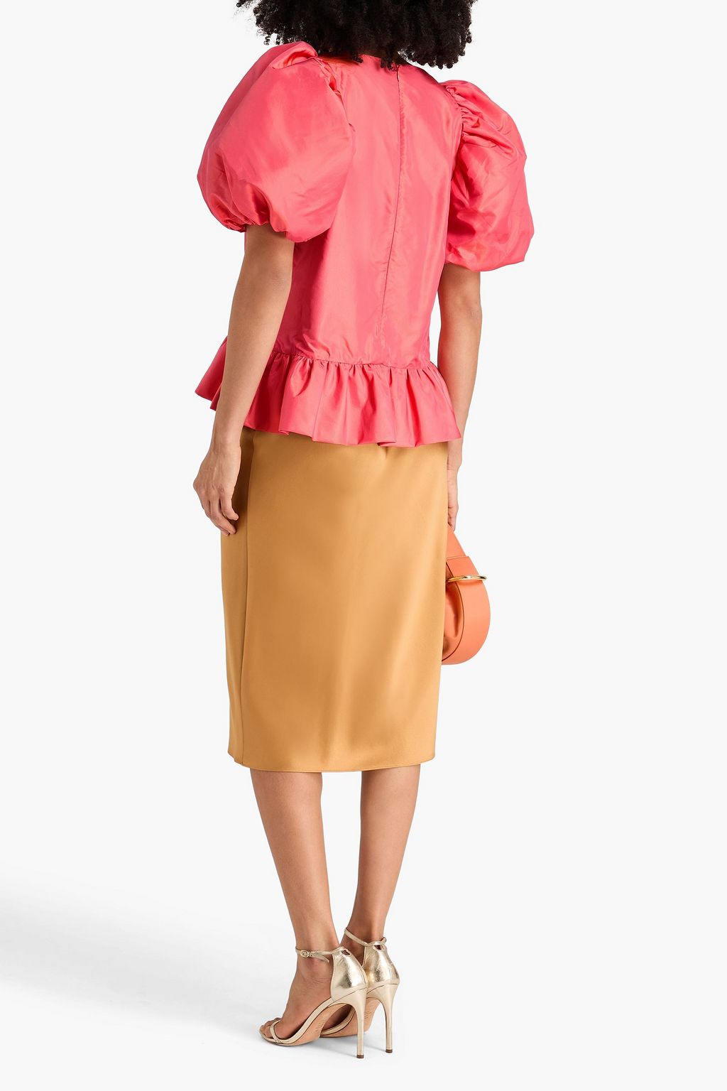 REJINA PYO Alara iridescent taffeta blouse