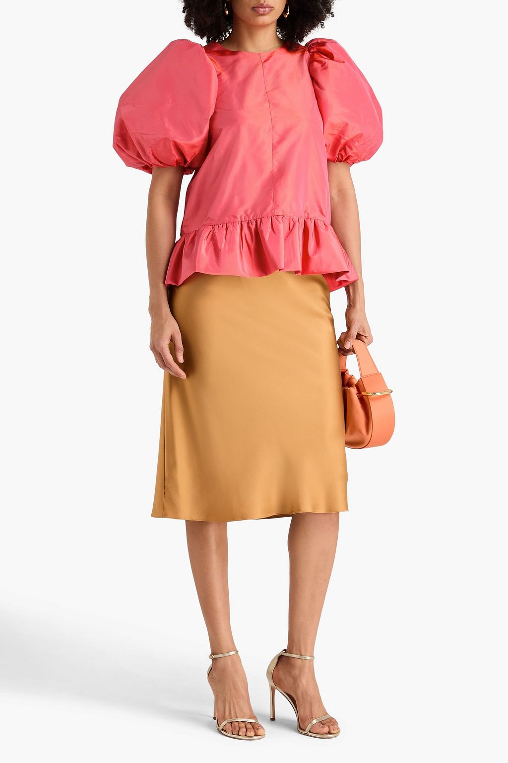 REJINA PYO Alara iridescent taffeta blouse