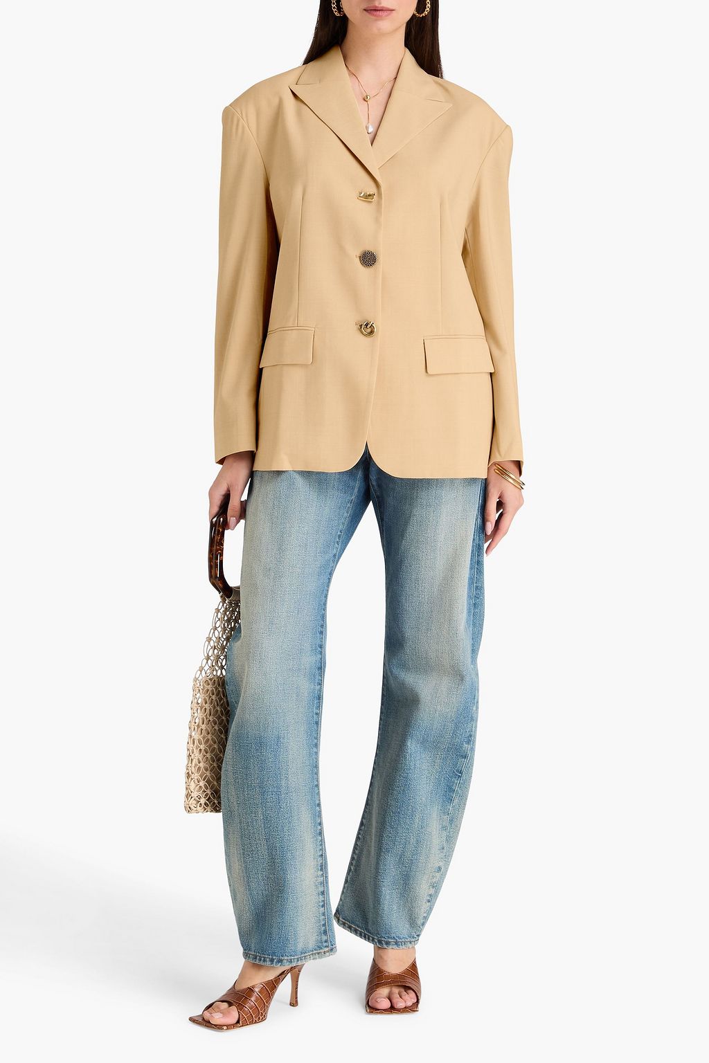 REJINA PYO 우븐 블레이저