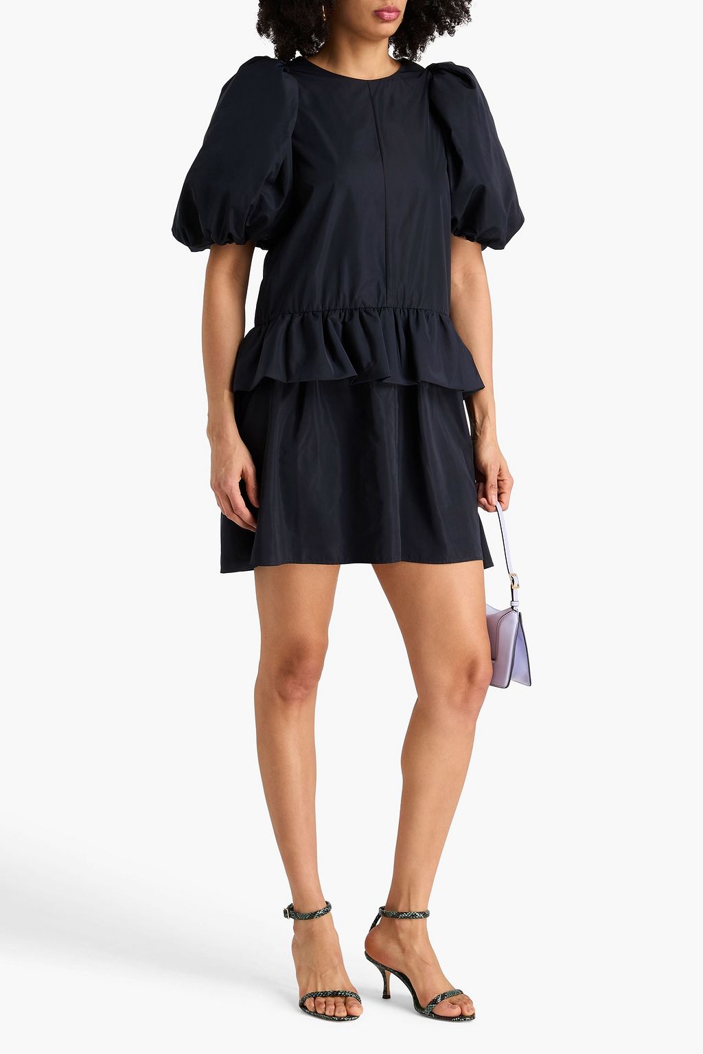 REJINA PYO Daisy tiered taffeta mini dress