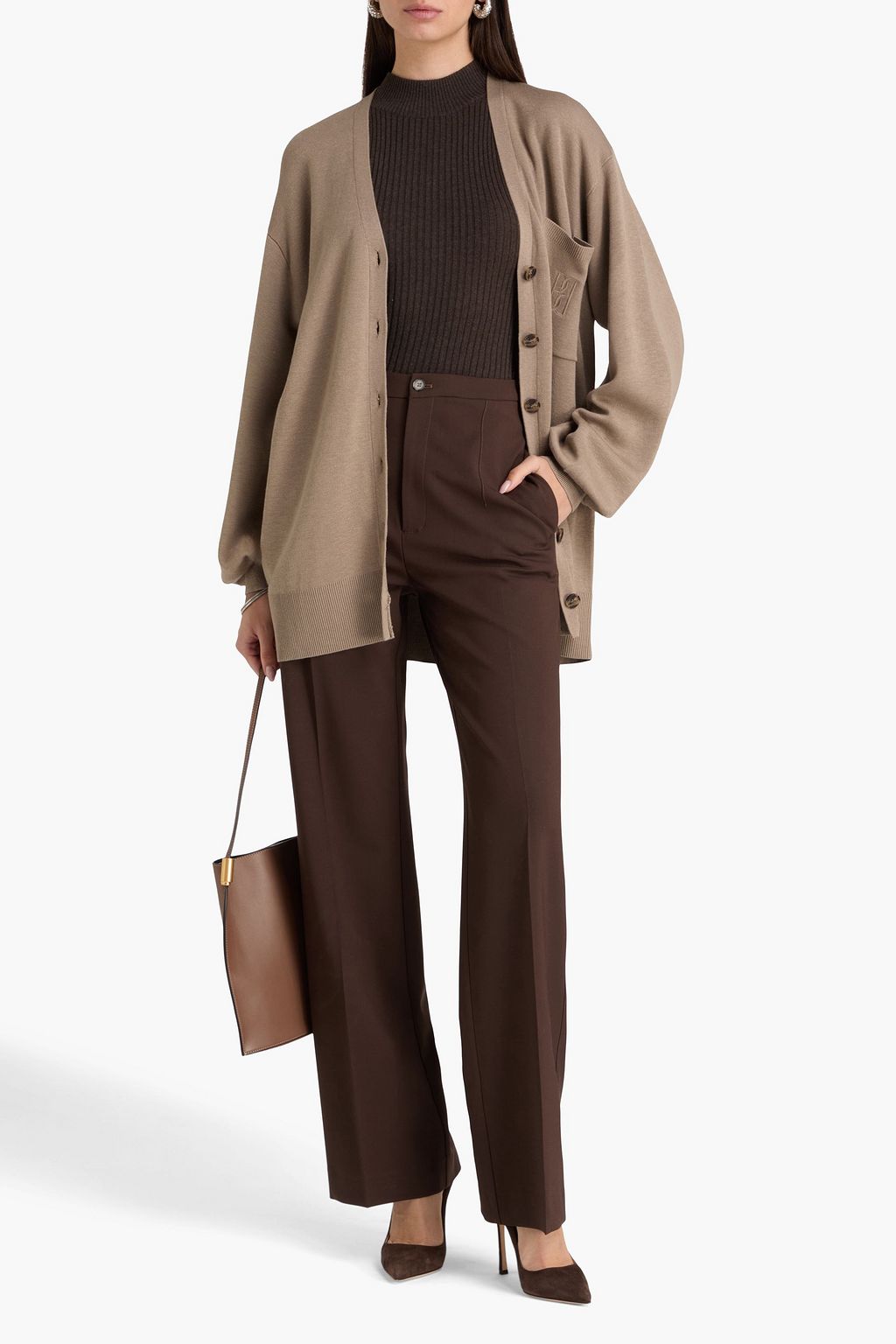 BY MALENE BIRGER Manala Tencel™ Lyocell-blend cardigan