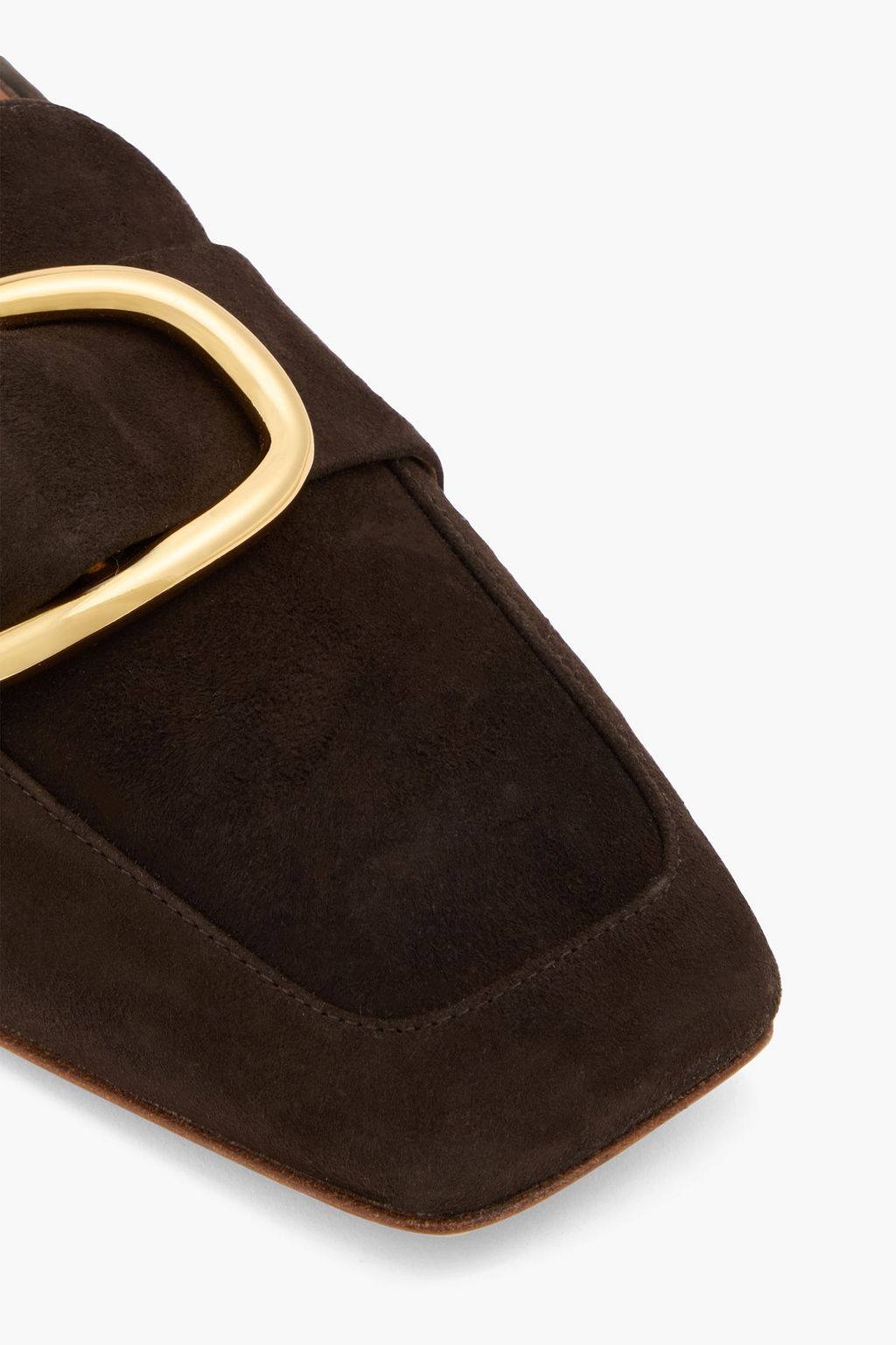 RUPERT SANDERSON Chelsea embellished suede loafers