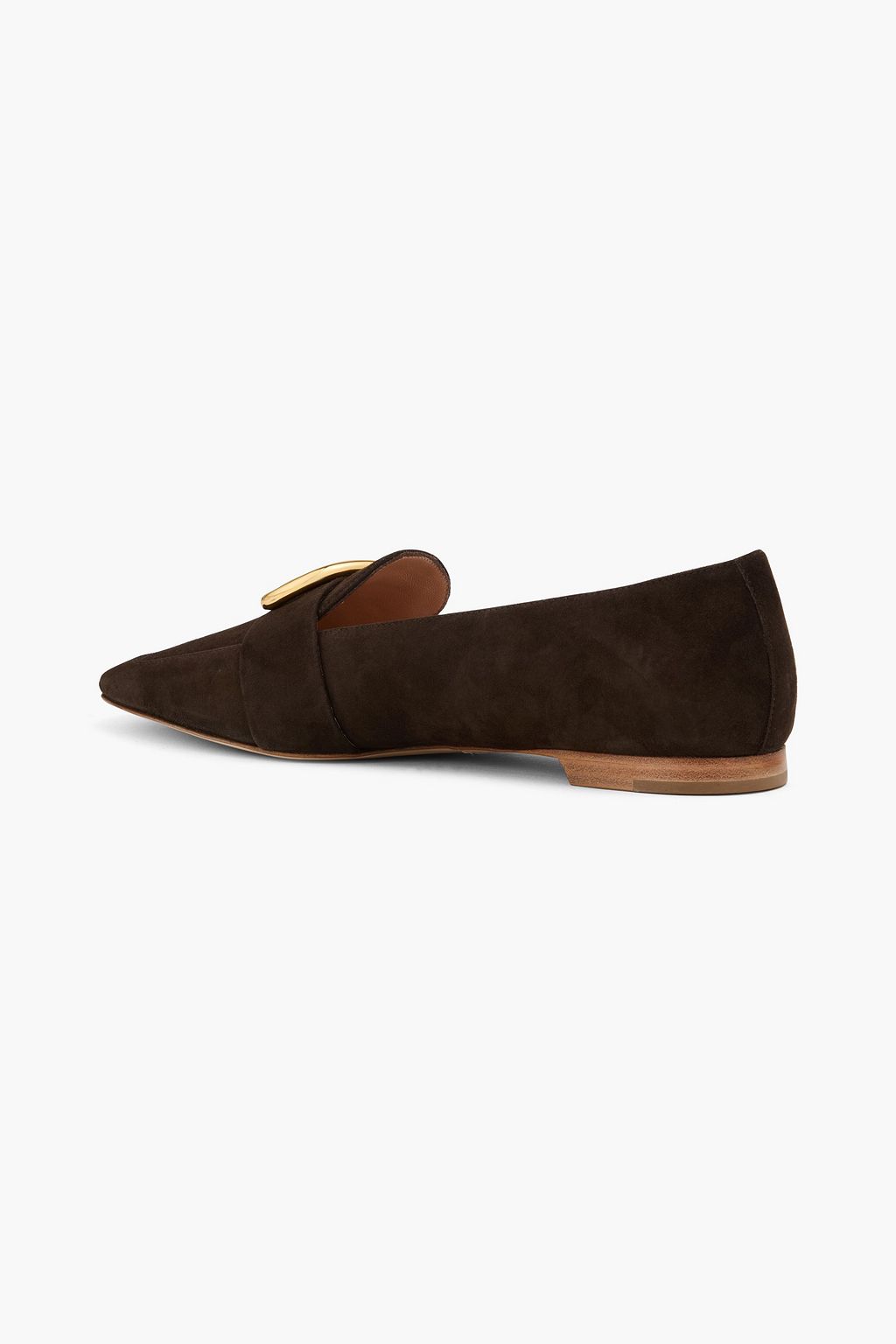 RUPERT SANDERSON Chelsea embellished suede loafers