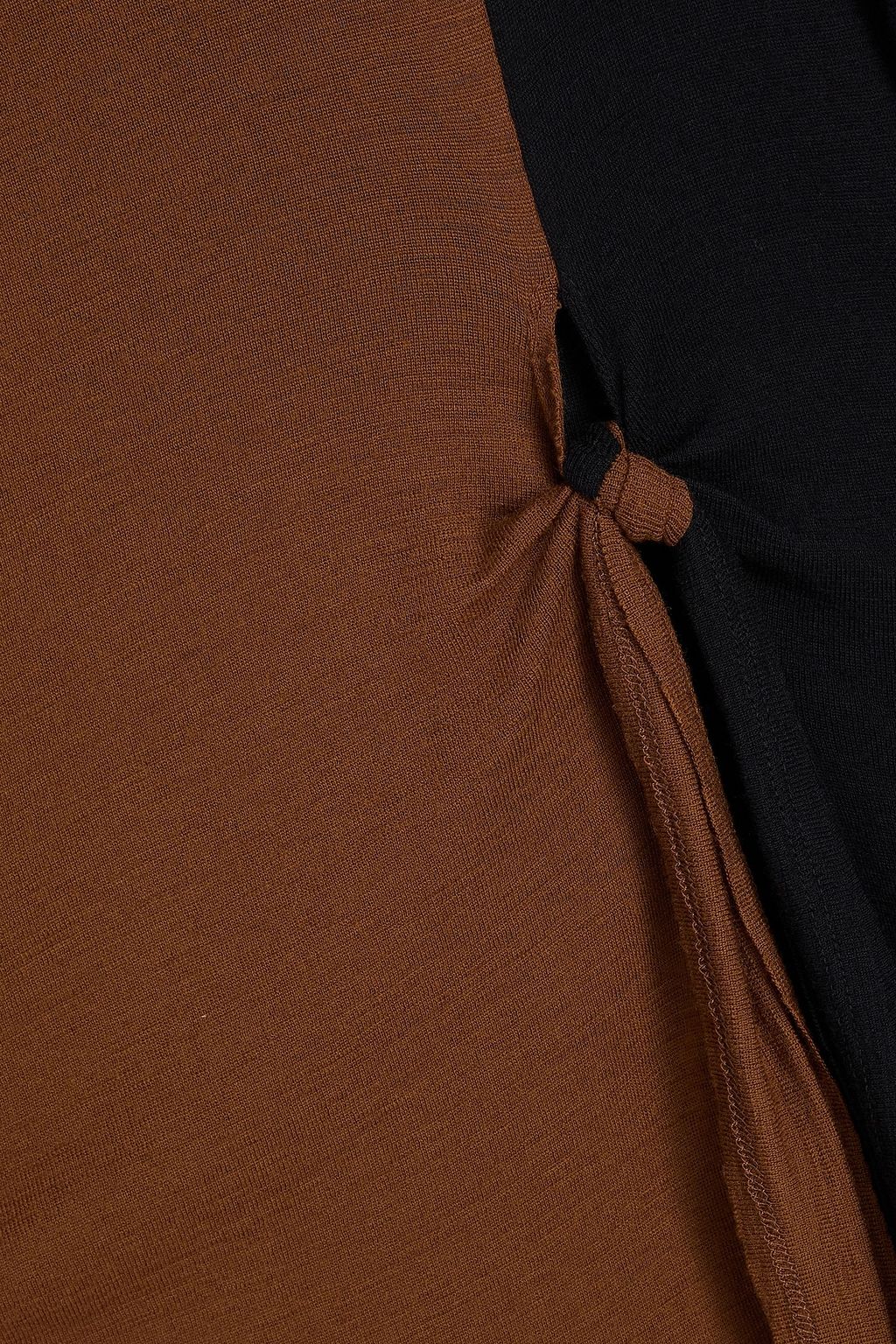 REJINA PYO Dari two-tone wool midi dress