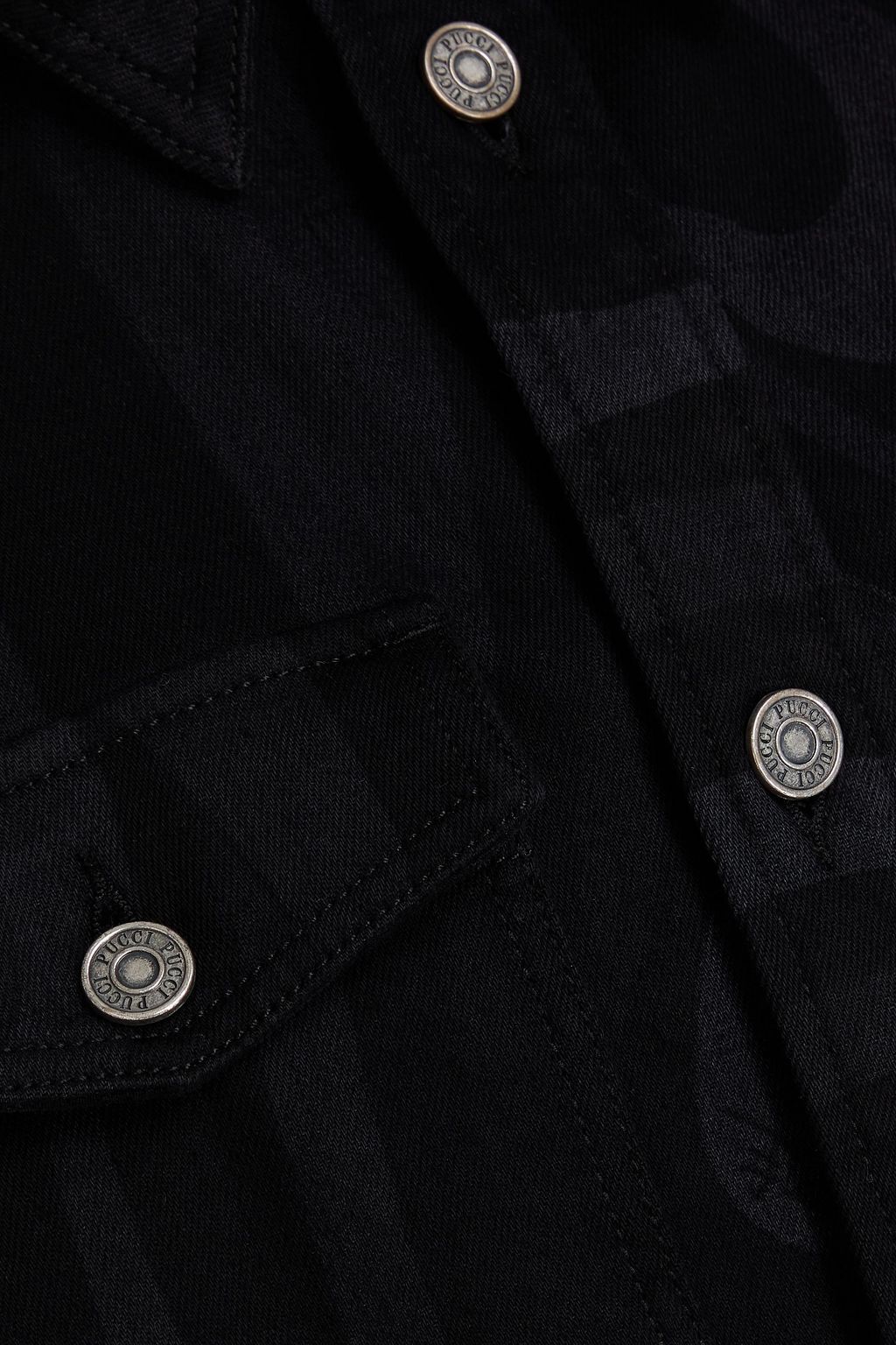 PUCCI Printed denim shirt