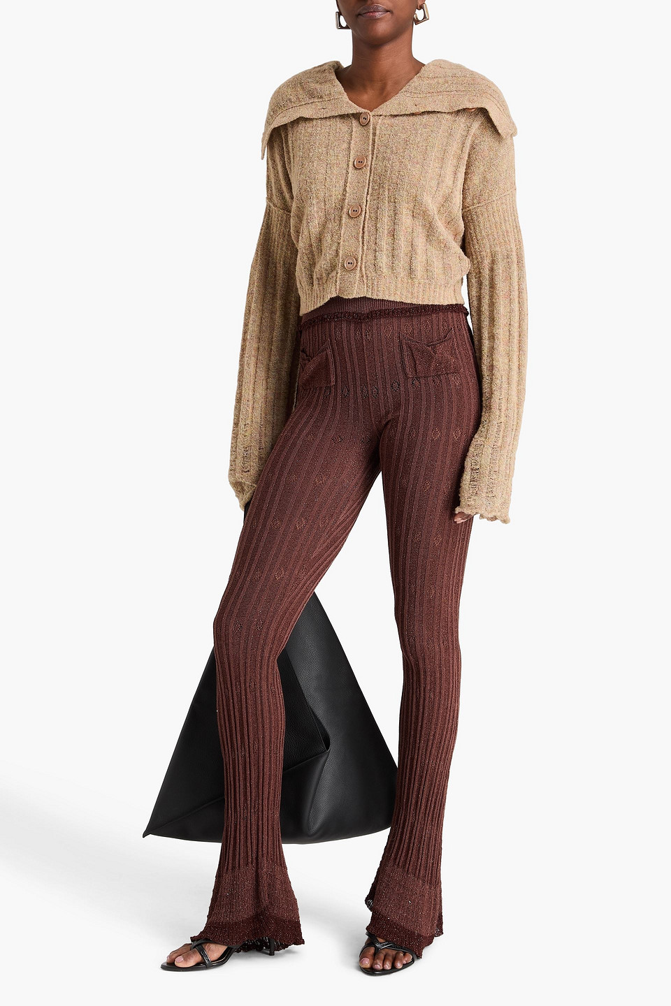  Knwls - Pullover Aus Ponte - Neutral - S 