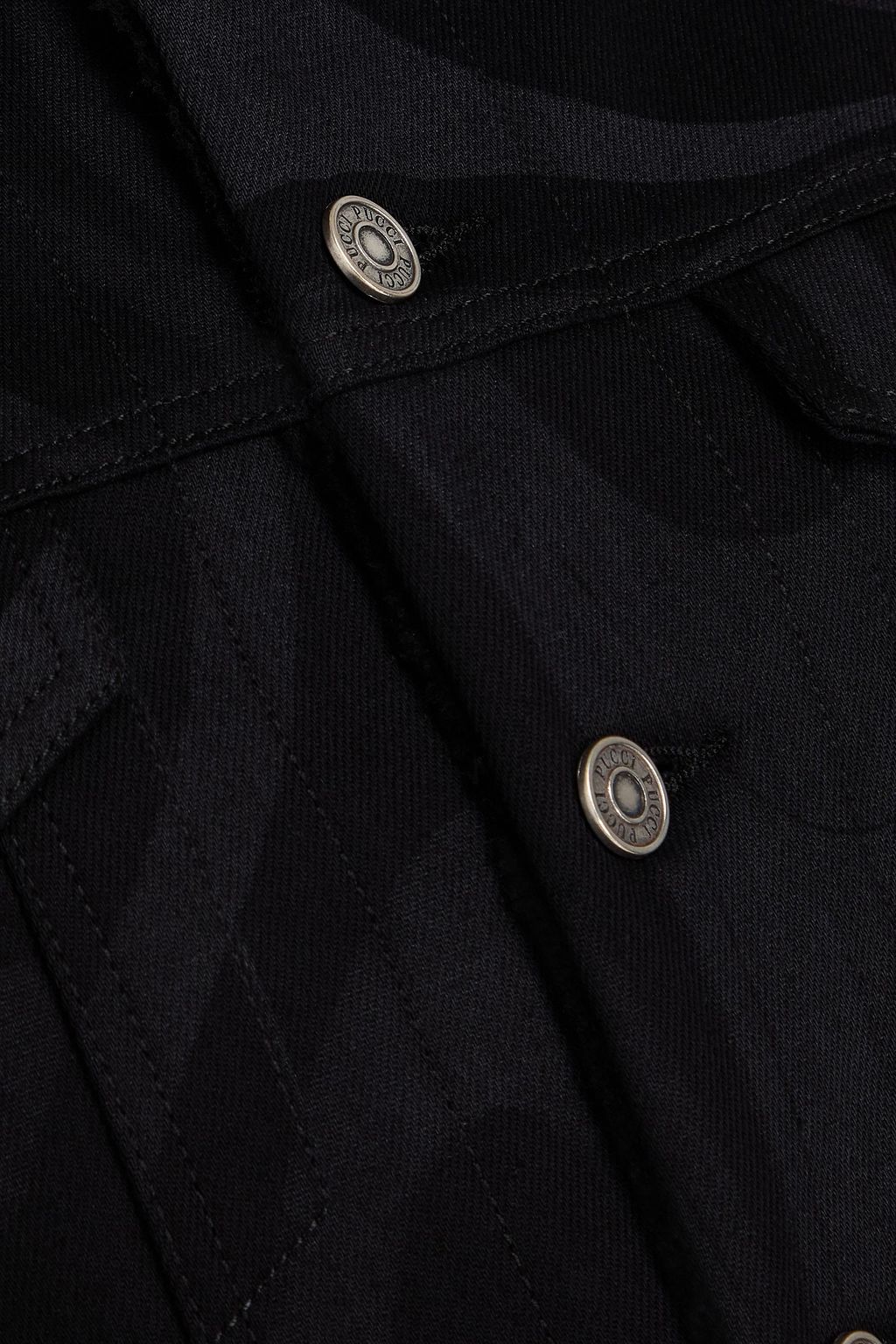 PUCCI Printed denim jacket