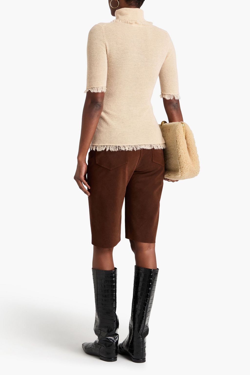 BY MALENE BIRGER Jaxa wool and mohair-blend turtleneck top