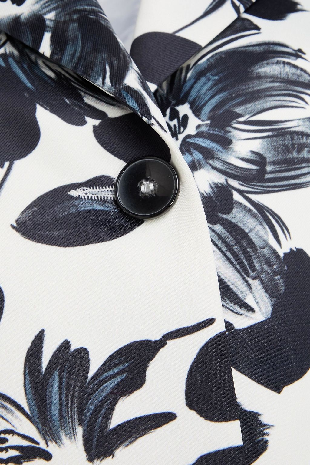 EMILIA WICKSTEAD Mantel aus Twill mit floralem Print