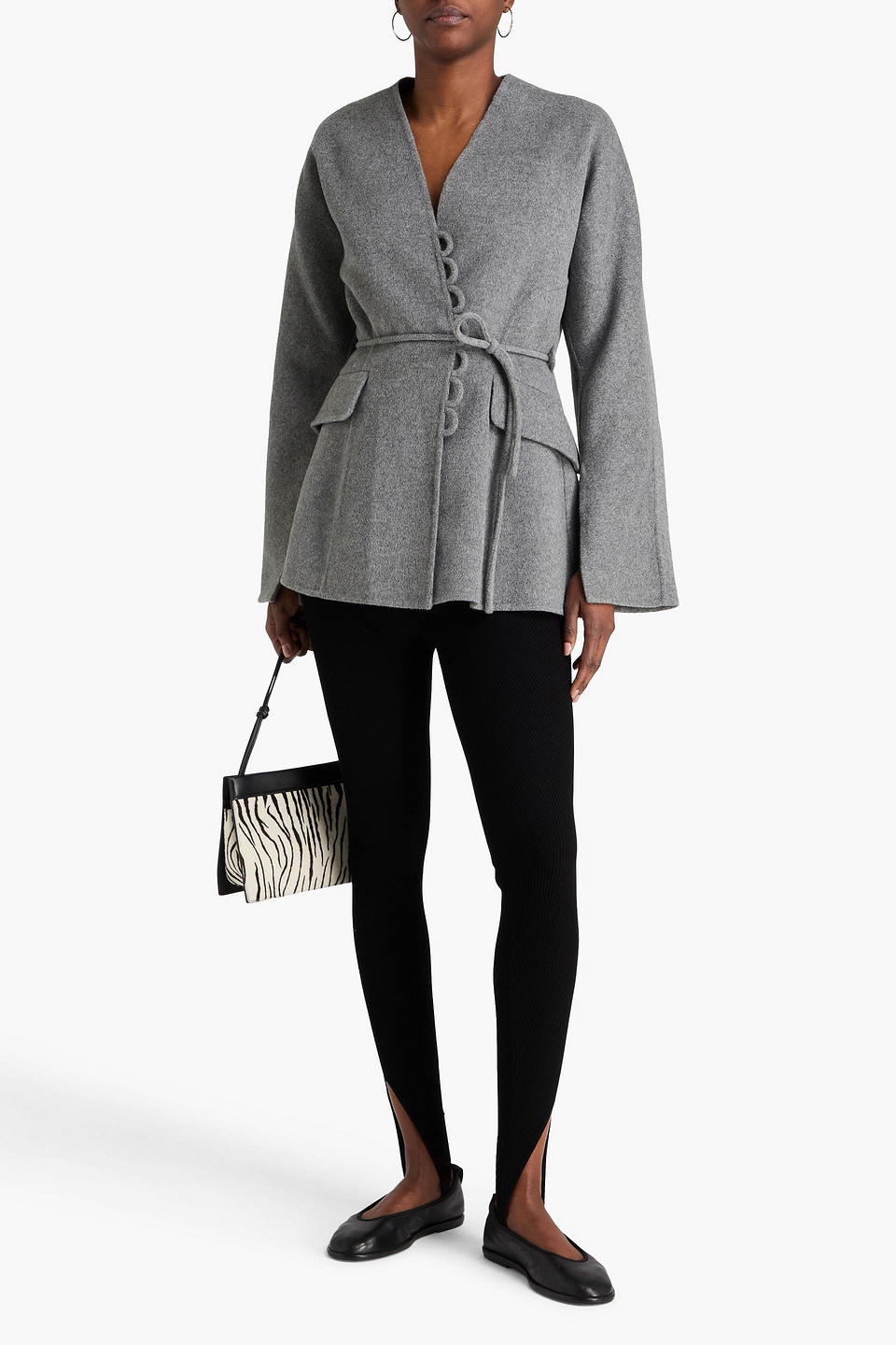  By Malene Birger - Wool-felt Blazer - Gray - De 42 