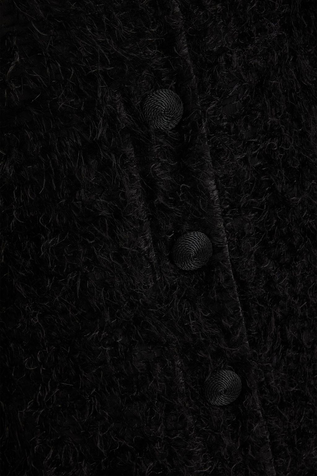 BY MALENE BIRGER فستان متوسط الطول "سوزينا" من نسيج محبوك بحواف منسّلة