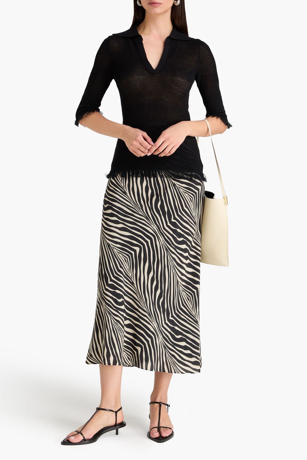 BY MALENE BIRGER Dreelo fringed linen-blend top