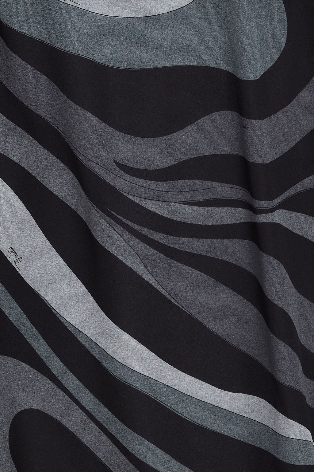 PUCCI Bedrucktes Oberteil aus Seiden-Georgette