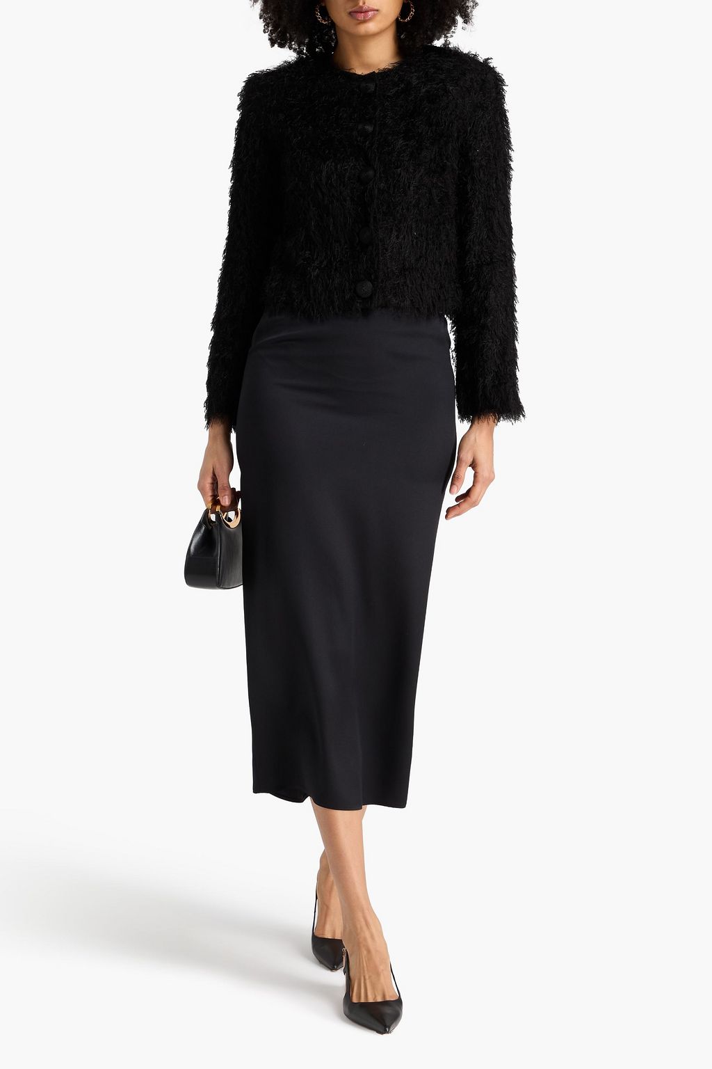 BY MALENE BIRGER Stephania frayed woven jacket