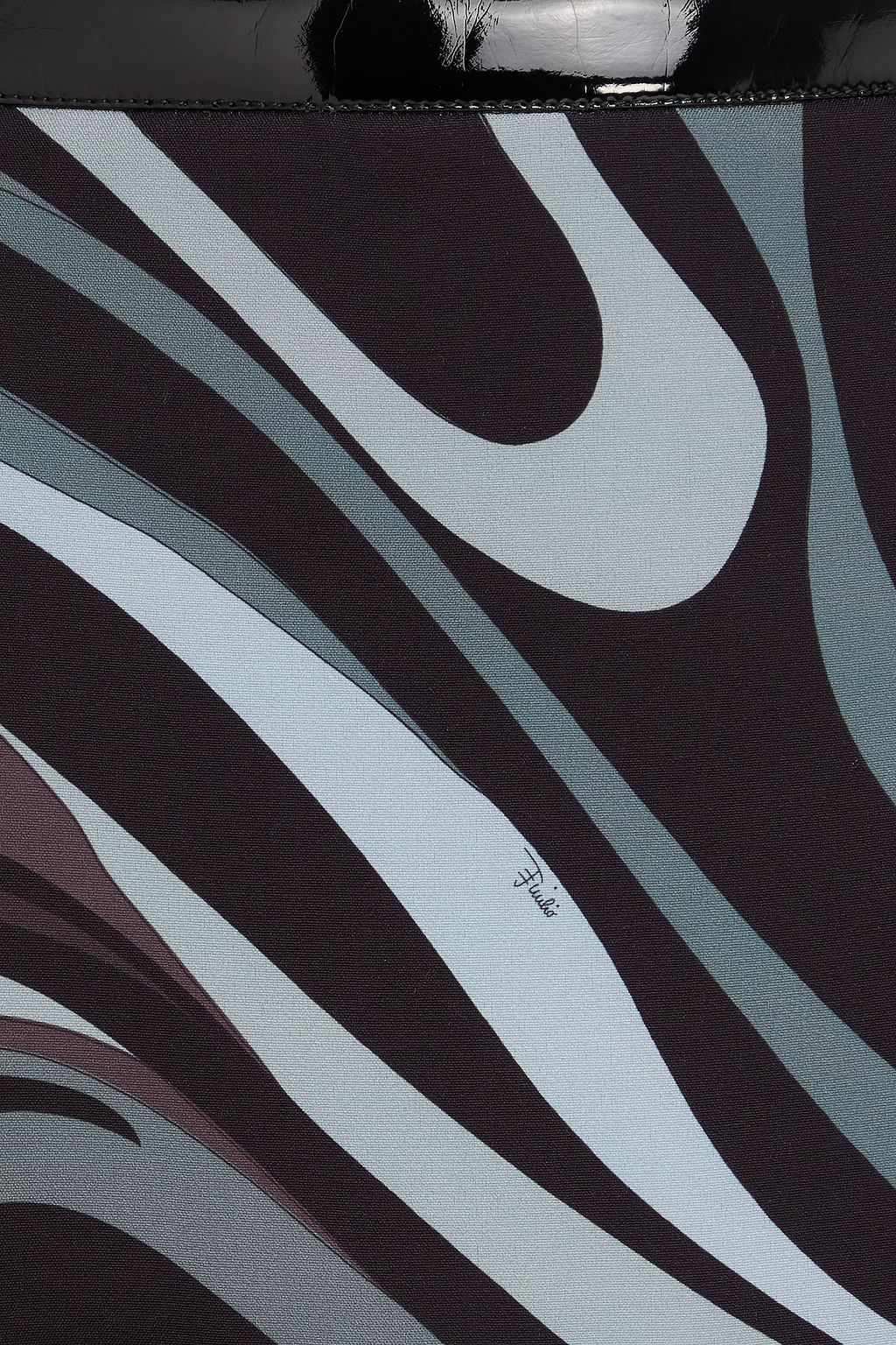 PUCCI Fluted printed crepe mini skirt