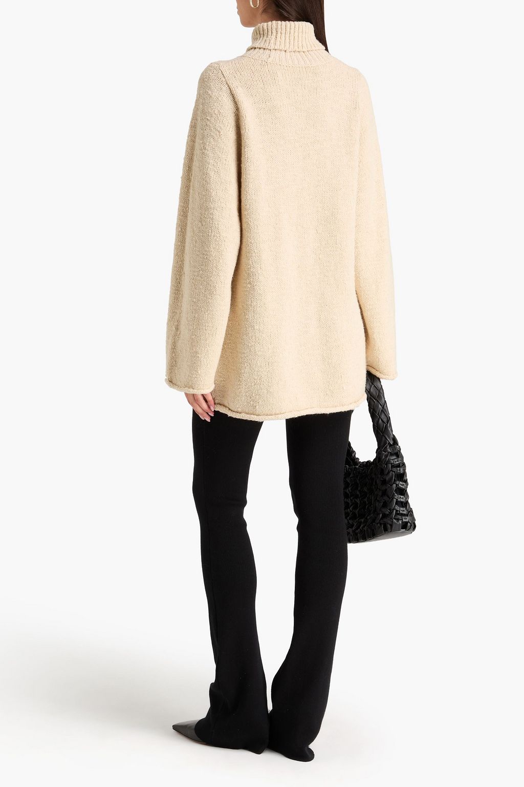 BY MALENE BIRGER Bouclé-knit wool-blend turtleneck sweater