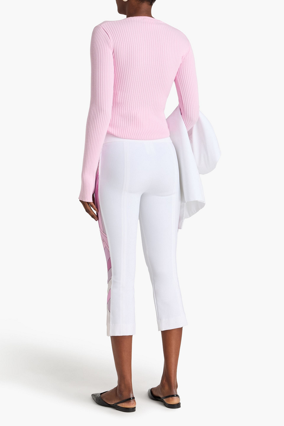  Pucci - Stretch-crepe Capri Pants - White - It 38 