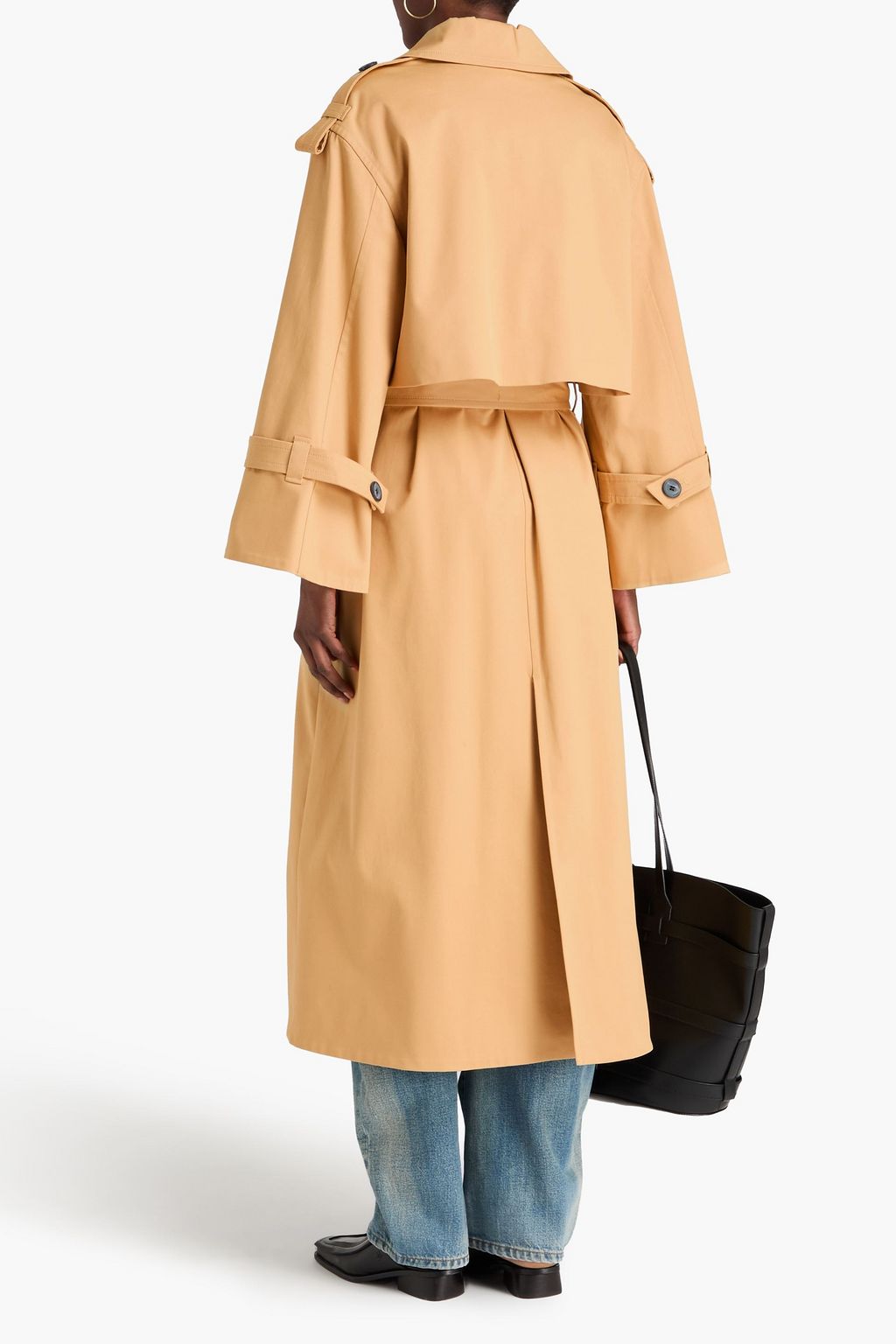 BY MALENE BIRGER 코튼 혼방 개버딘 트렌치 코트