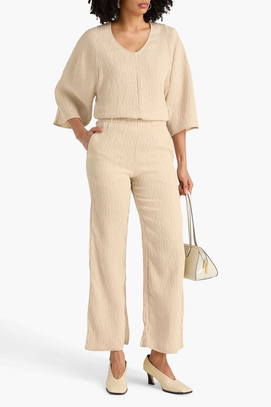 BY MALENE BIRGER Darja EcoVero™-blend wide-leg pants