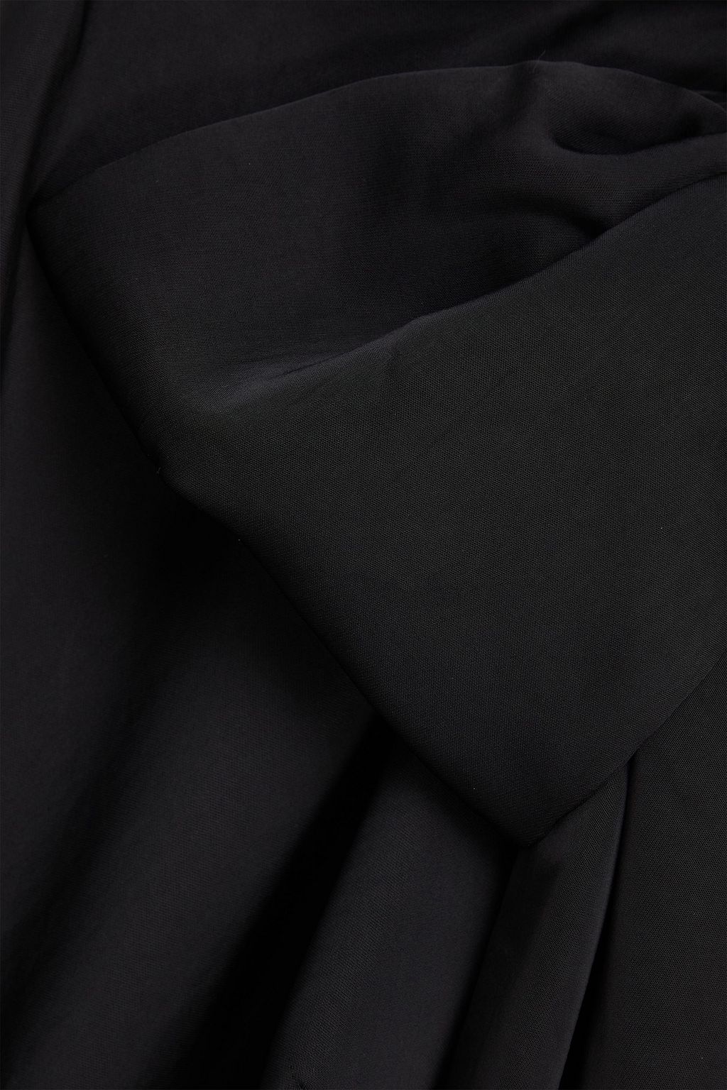 MISHA Devianna bow-detailed satin halterneck maxi dress