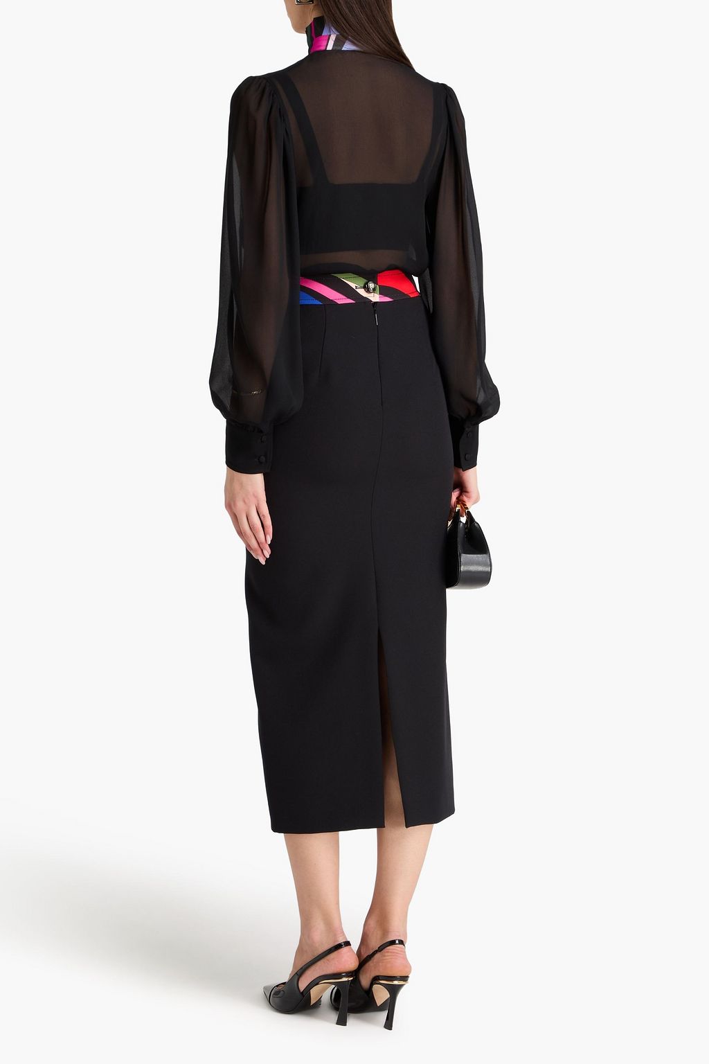 PUCCI Crepe midi pencil skirt