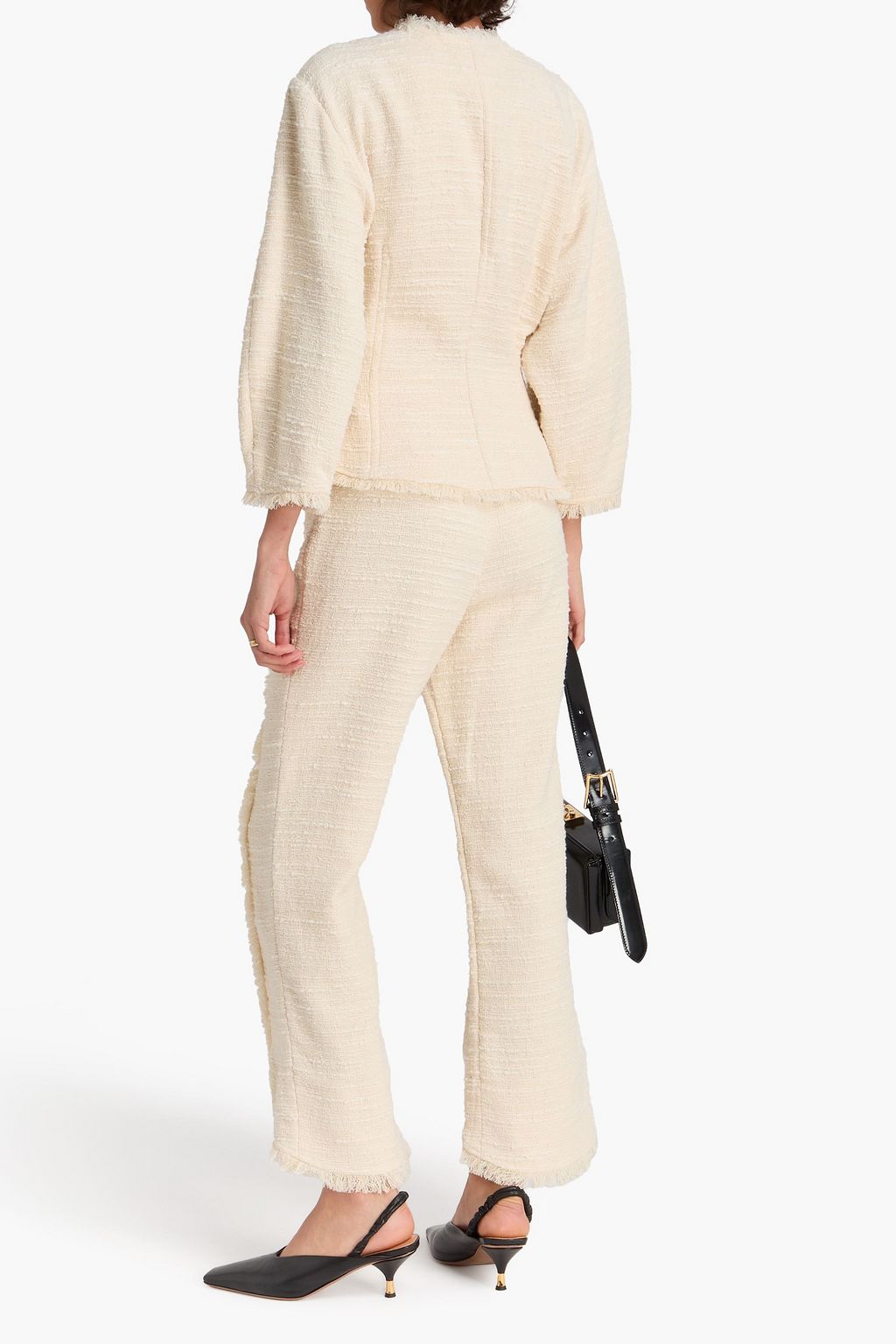 BY MALENE BIRGER جاكيت "فاسكايا" من التويد ومزيج من القطن