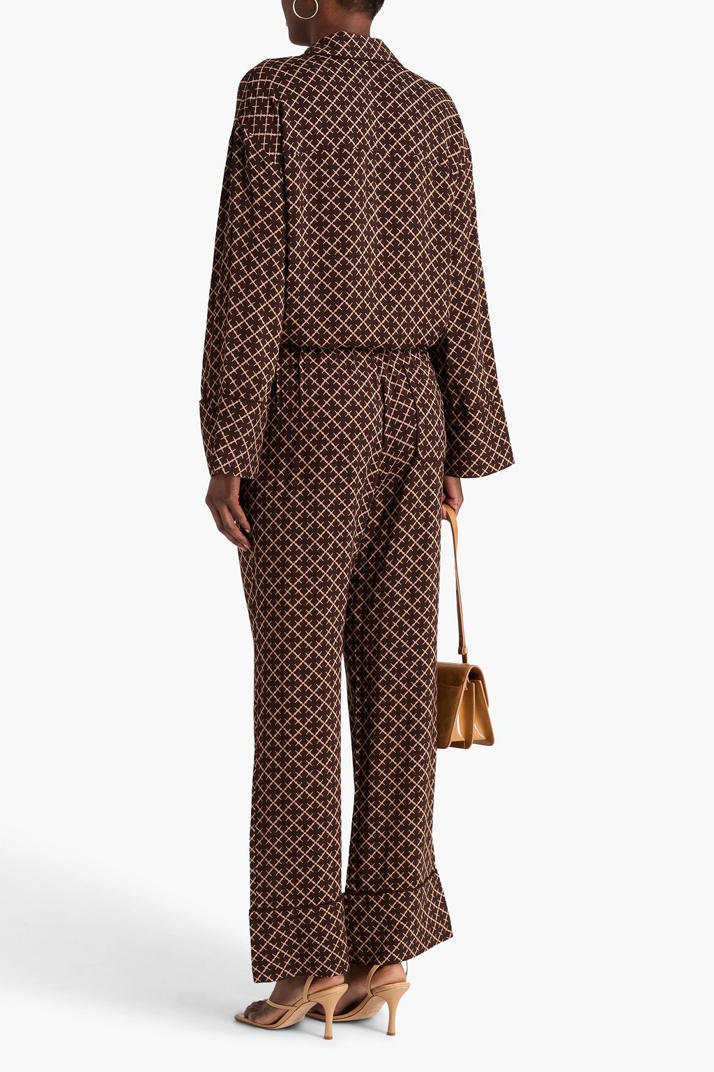 BY MALENE BIRGER Printed mousseline wide-leg pants