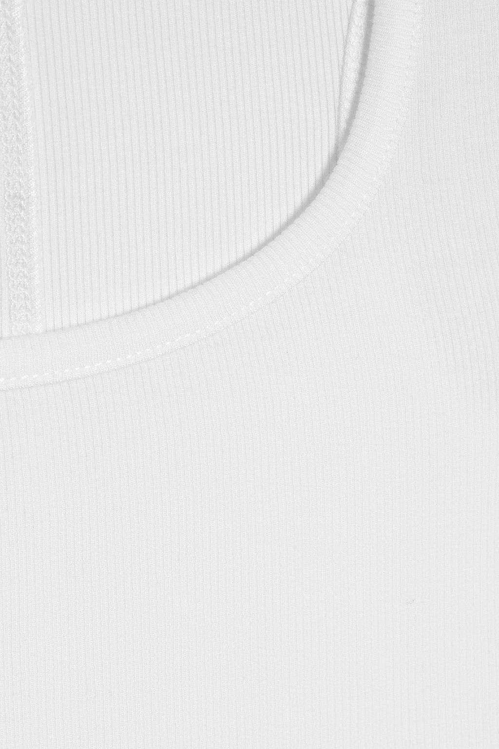 FRAME Ribbed stretch-modal tank