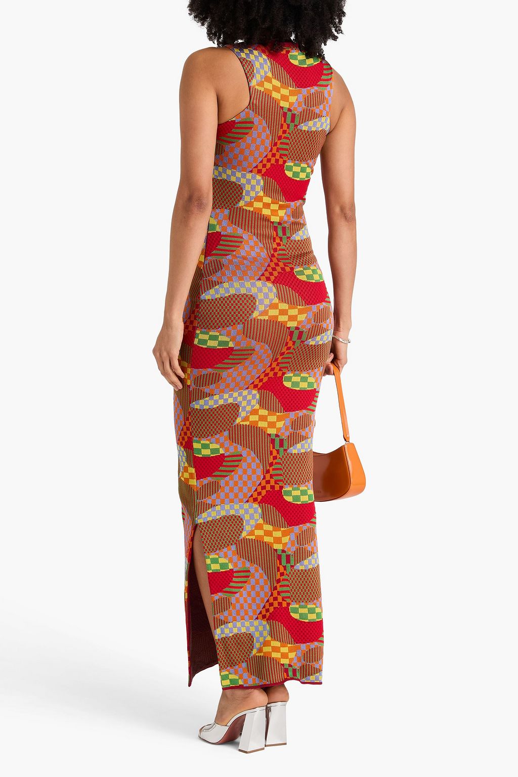 PUCCI Intarsia-knit maxi dress