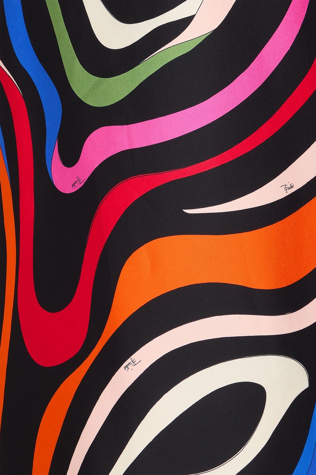 PUCCI Printed silk-twill mini dress