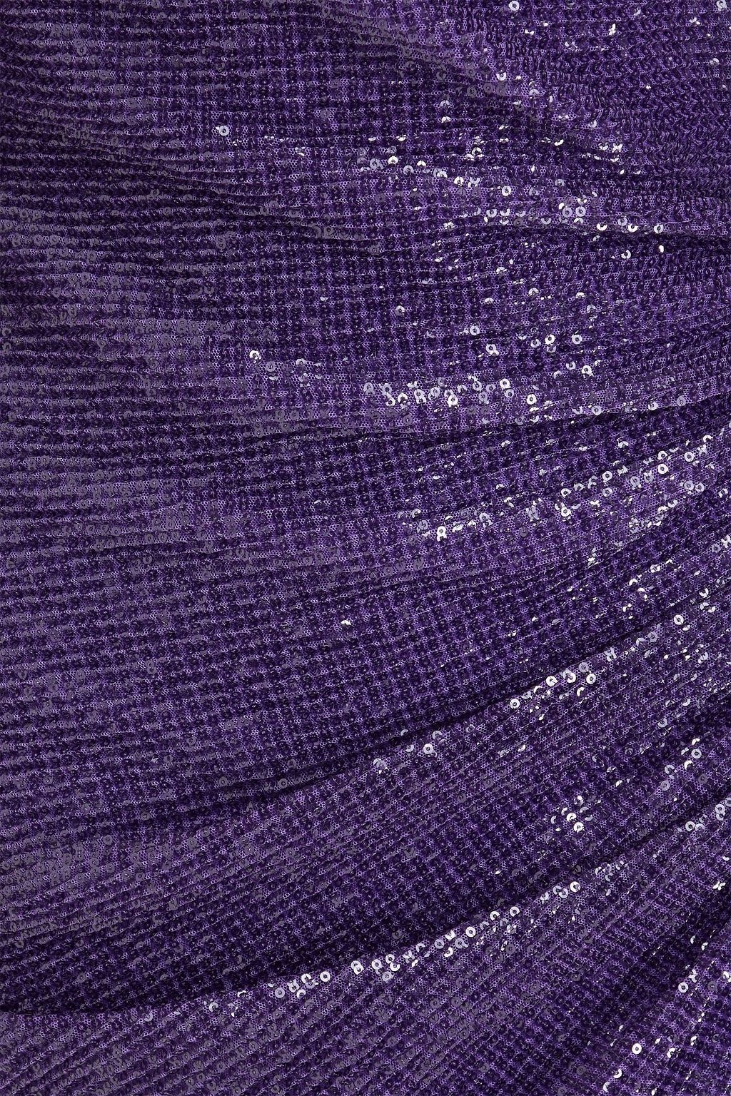 GAUGE81 Devry ruched sequined tulle mini dress