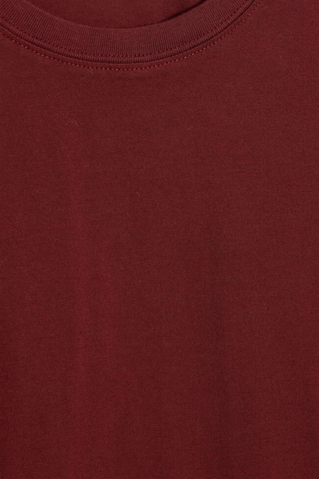 FRAME Cotton-jersey top