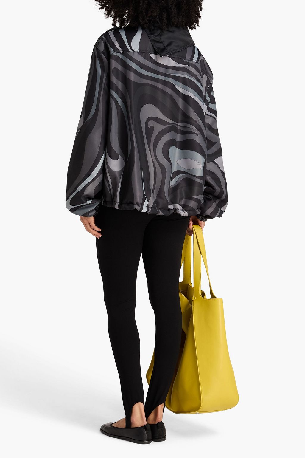 PUCCI シェル オーバーサイズ アノラック プリント入り