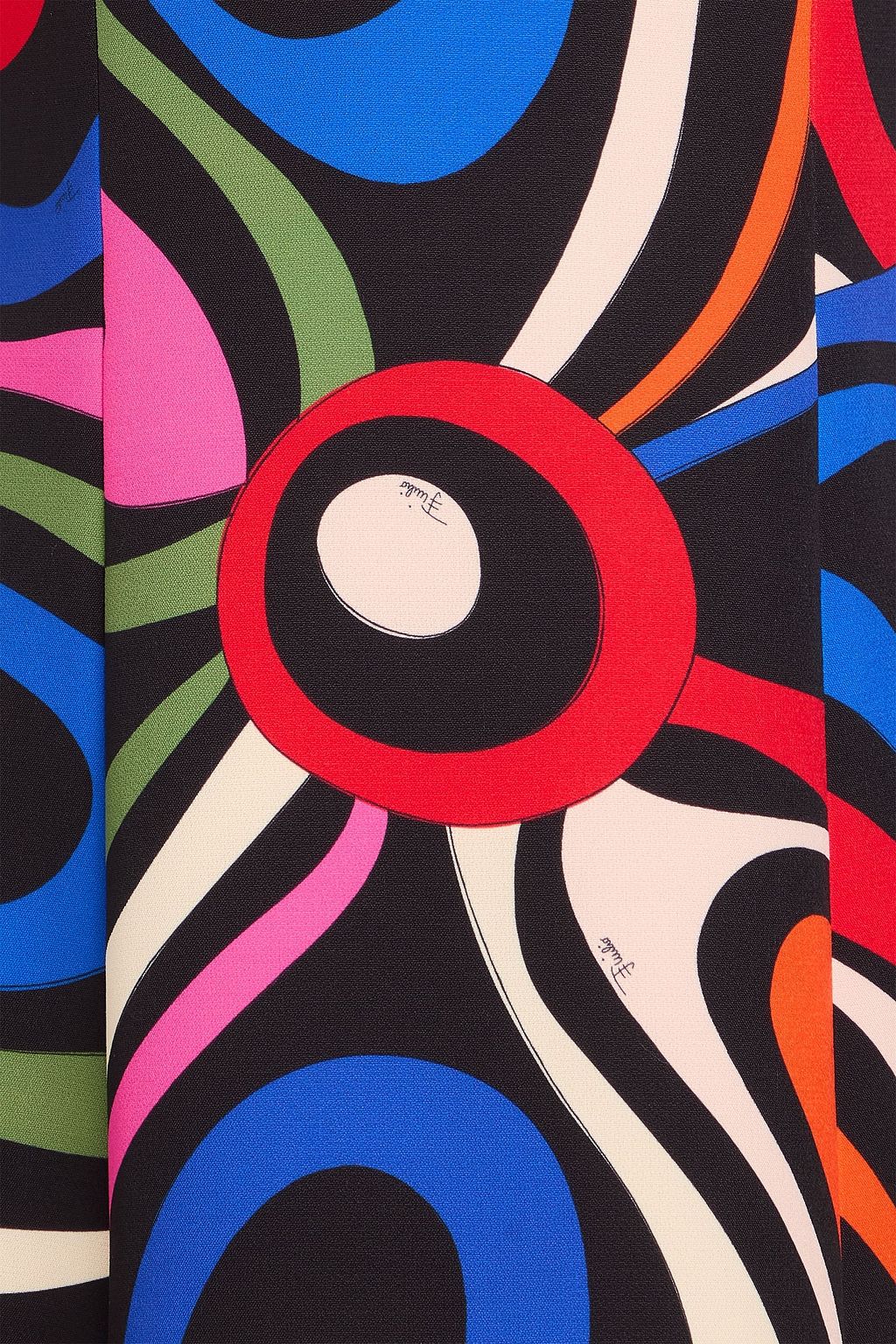 PUCCI Printed crepe mini dress