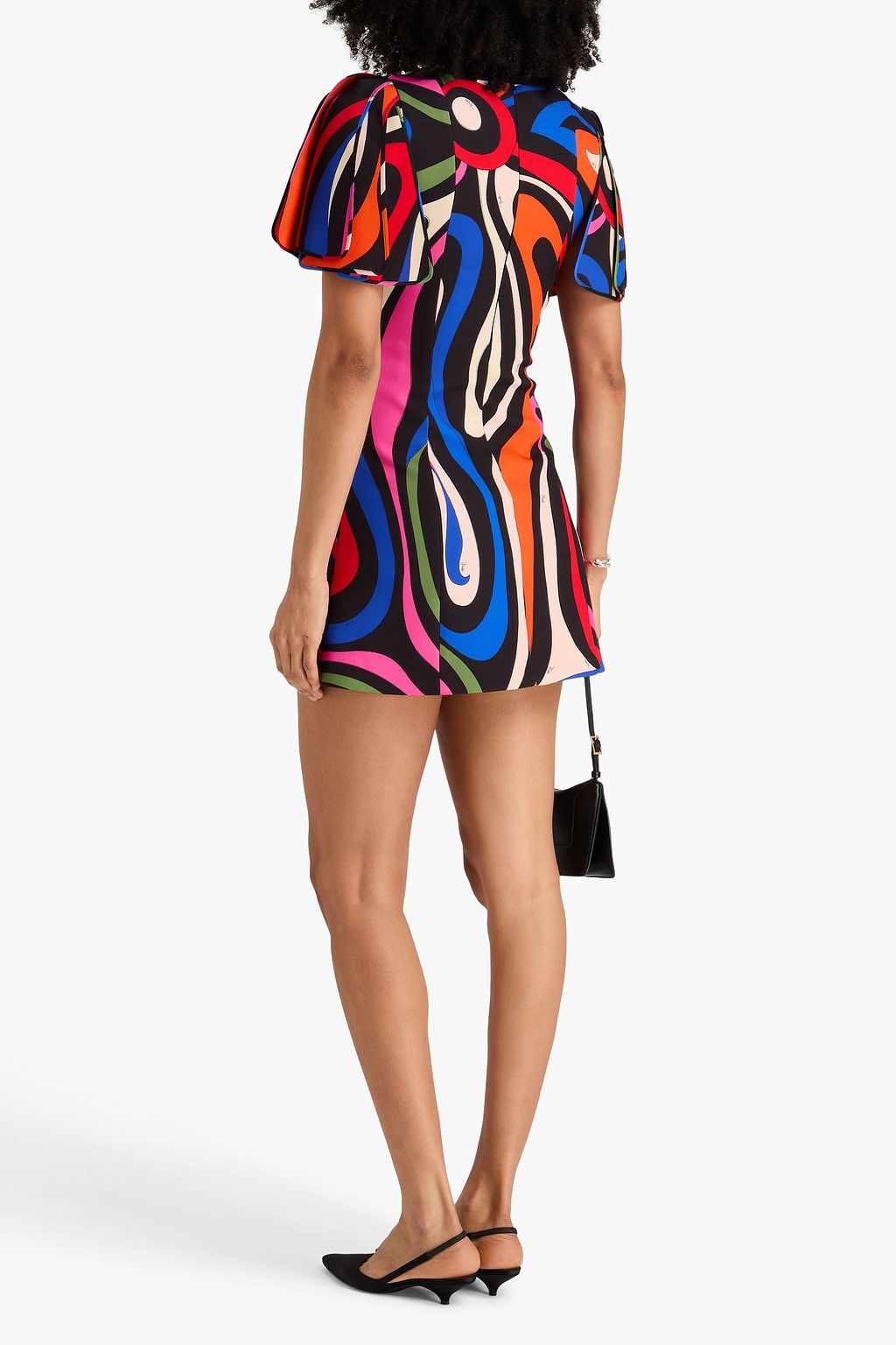 PUCCI Printed crepe mini dress